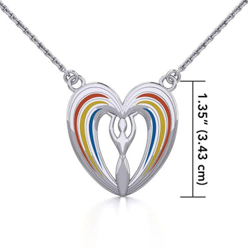 Goddess of Manifestation Silver Necklace TN283 - Jewelry